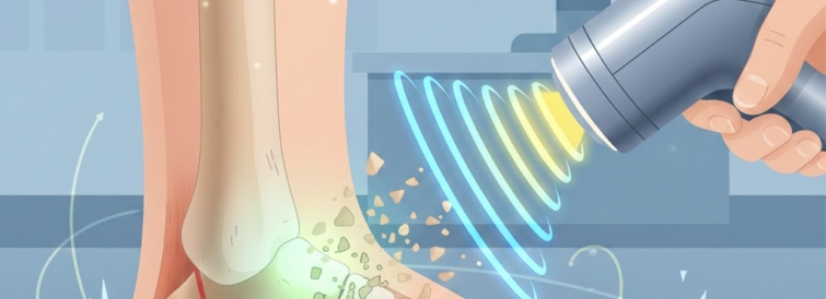 Лечение пяточной шпоры методом ударно- волновой терапии