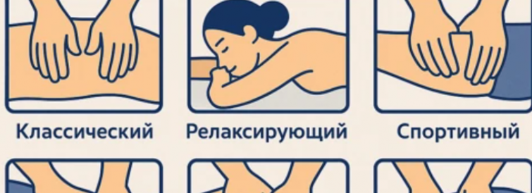 Виды массажа: какой выбрать для здоровья и расслабления